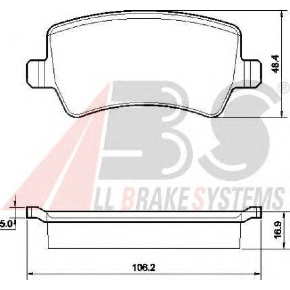 STABDŽIŲ TRINKELIŲ KOMPLEKTAS FORD MONDEO 07-/GALAXY,S-MAX 06-