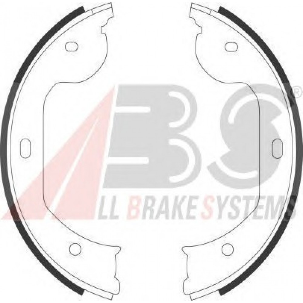 STABDŽIŲ TRINKELIŲ KOMPLEKTAS BMW E46/E65/E66/X3/X5,VW T5,VW TOUAREG 02-