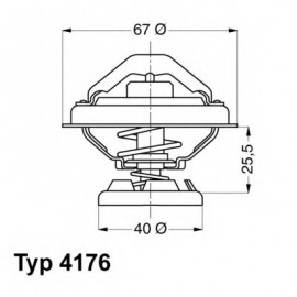 TERMOSTATAS MB OM 601-603