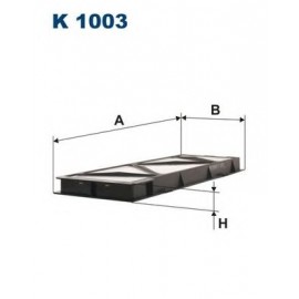 SALONO FILTRAS AUDI 80 86-93