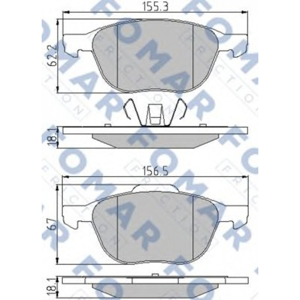 STABDŽIŲ TRINKELIŲ KOMPLEKTAS FORD FOCUS,MAZDA 3/5,VOLVO S40