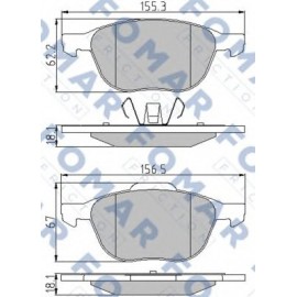 STABDŽIŲ TRINKELIŲ KOMPLEKTAS FORD FOCUS,MAZDA 3/5,VOLVO S40