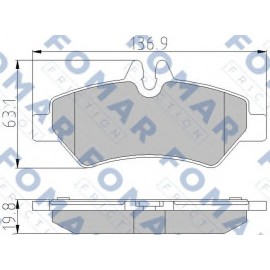 STABDŽIŲ TRINKELIŲ KOMPLEKTAS MB SPRINTER,VW CRAFTER 06-