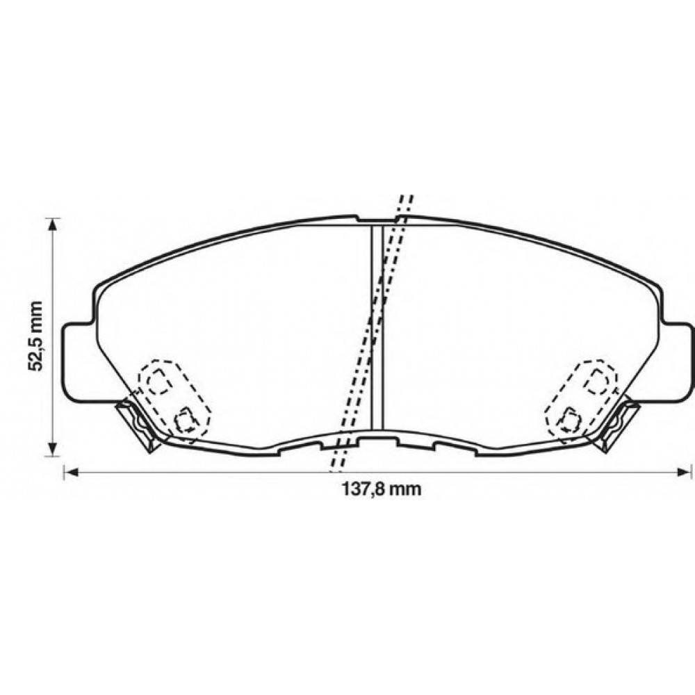 STABDŽIŲ TRINKELIŲ KOMPLEKTAS HONDA ACCORD,PRELUDE 90- PRIEKIS