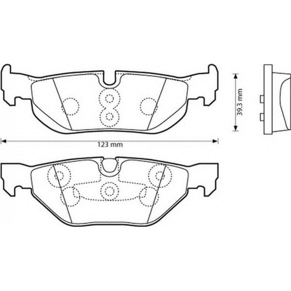 STABDŽIŲ TRINKELIŲ KOMPLEKTAS BMW E81/E87/E90/E91/E92 04- GALAS