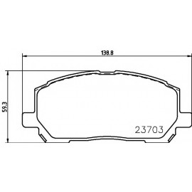 STABDŽIŲ TRINKELIŲ KOMPLEKTAS LEXUS RX300 97-03 PRIEKIS