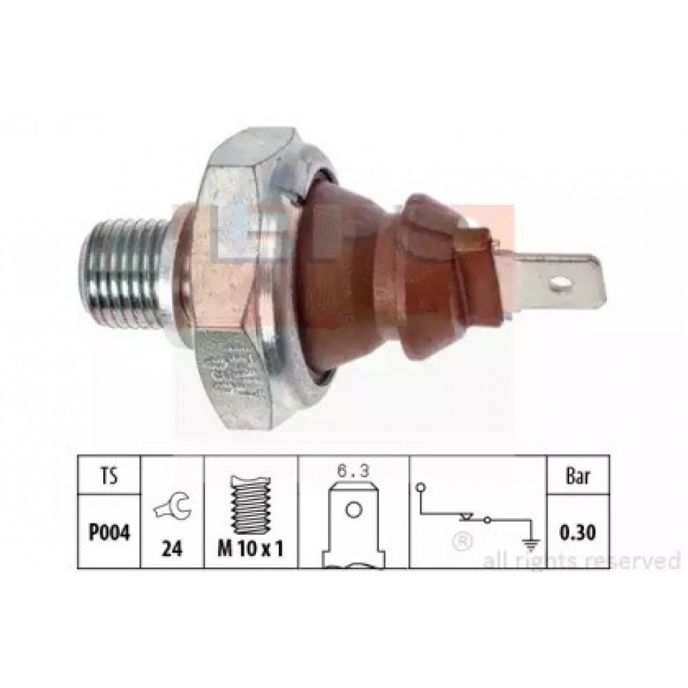 DAV.TEP.AUDI,VW RUDAS 0,15-0,45bar