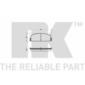 STABDŽIŲ TRINKELIŲ KOMPLEKTAS MAZDA 323,626 92-/6 02- GALAS