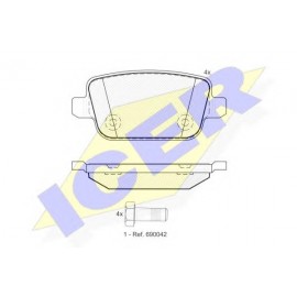 STABDŽIŲ TRINKELIŲ KOMPLEKTAS FORD MONDEO 05-/GALAXY 06-/S-MAX