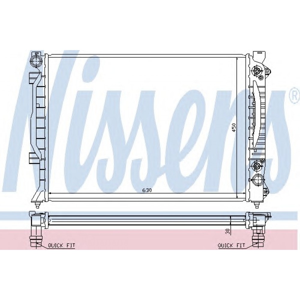 RADIATORIUS AUDI A6 2.5TdĮ 97-