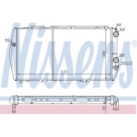 RADIATORIUS AUDI 100 2.0-2.3 -91