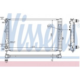 RADIATORIUS AUDI A4,A6,VW PASSAT 96-