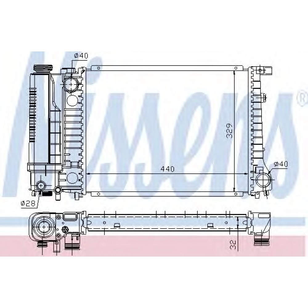 RADIATORIUS BMW E34/E36 320-325/518-525
