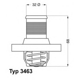 TERMOSTATAS PEUGEOT 206-807,CITROEN C3/C4