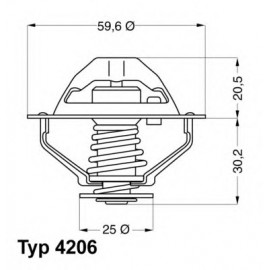 TERMOSTATAS VOLVO S60/S80/XC90/960