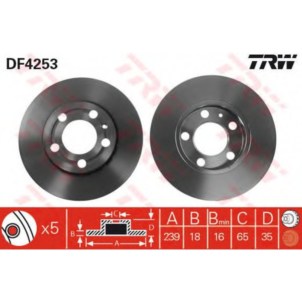 STABDŽIŲ DISKAS VW POLO,ŠKODA FABIA 01-