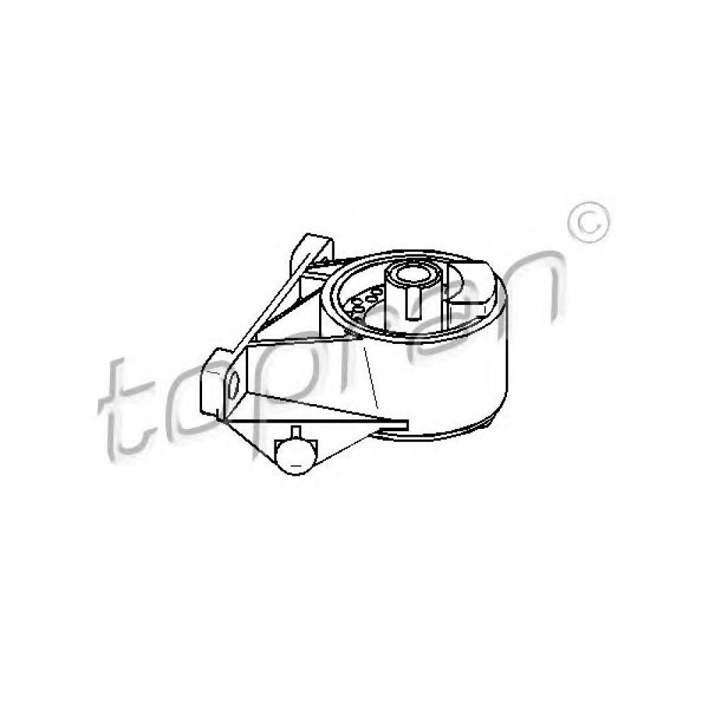 PAGALVĖ VARIKLIO OPEL ASTRA G 98-