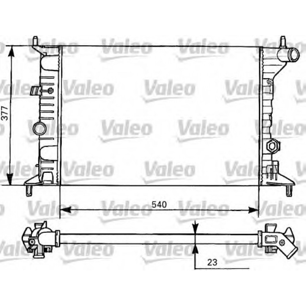 RADIATORIUS OPEL VECTRA B 1.6-2.0 95-