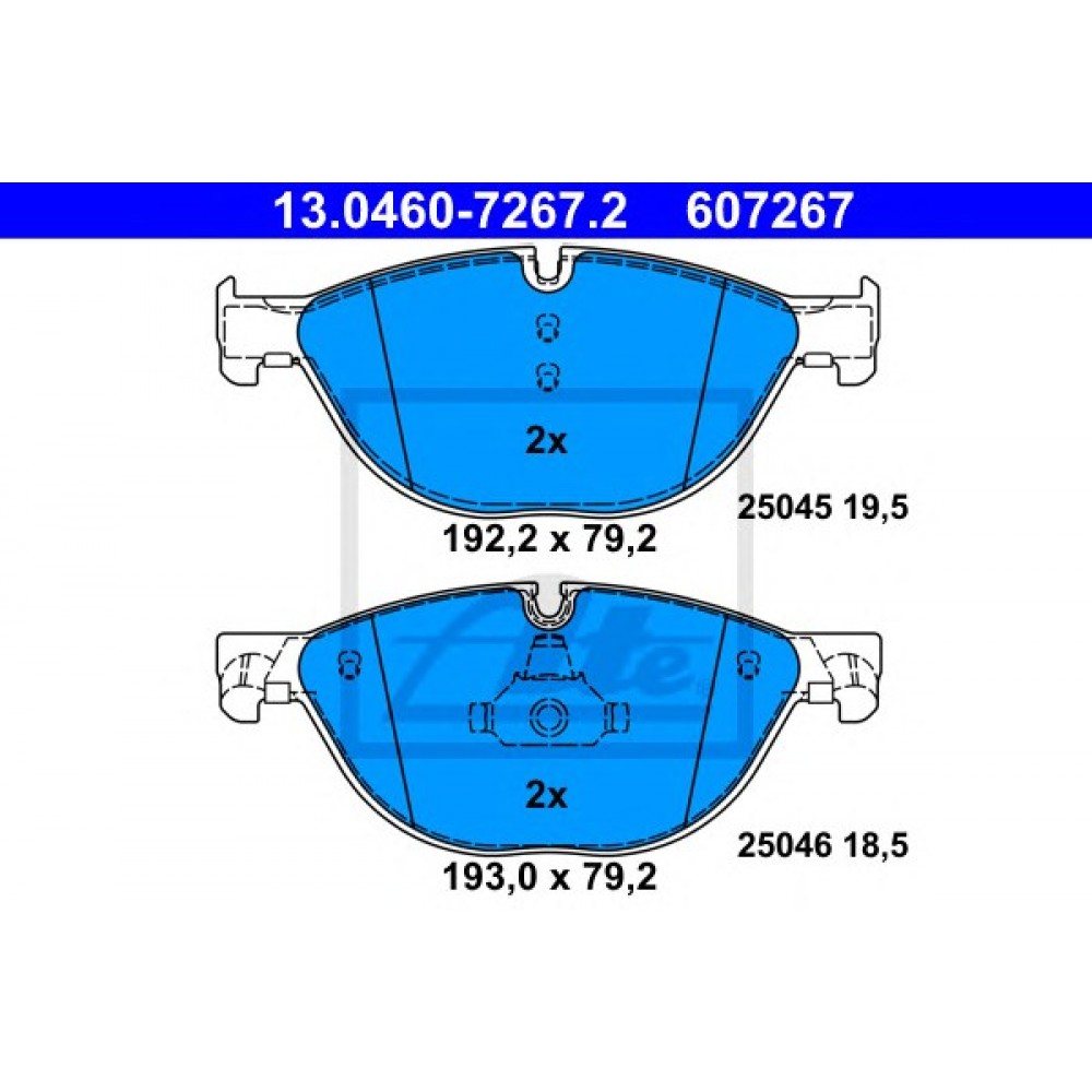 STABDŽIŲ TRINKELIŲ KOMPLEKTAS BMW 5 F10,F11, 7 (F01, F02, F03, F04) 2.0-4.4H 02.08-10.18