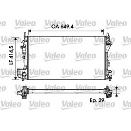 RADIATORIUS OPEL VECTRA C,SIGNUM 3.0CDTĮ