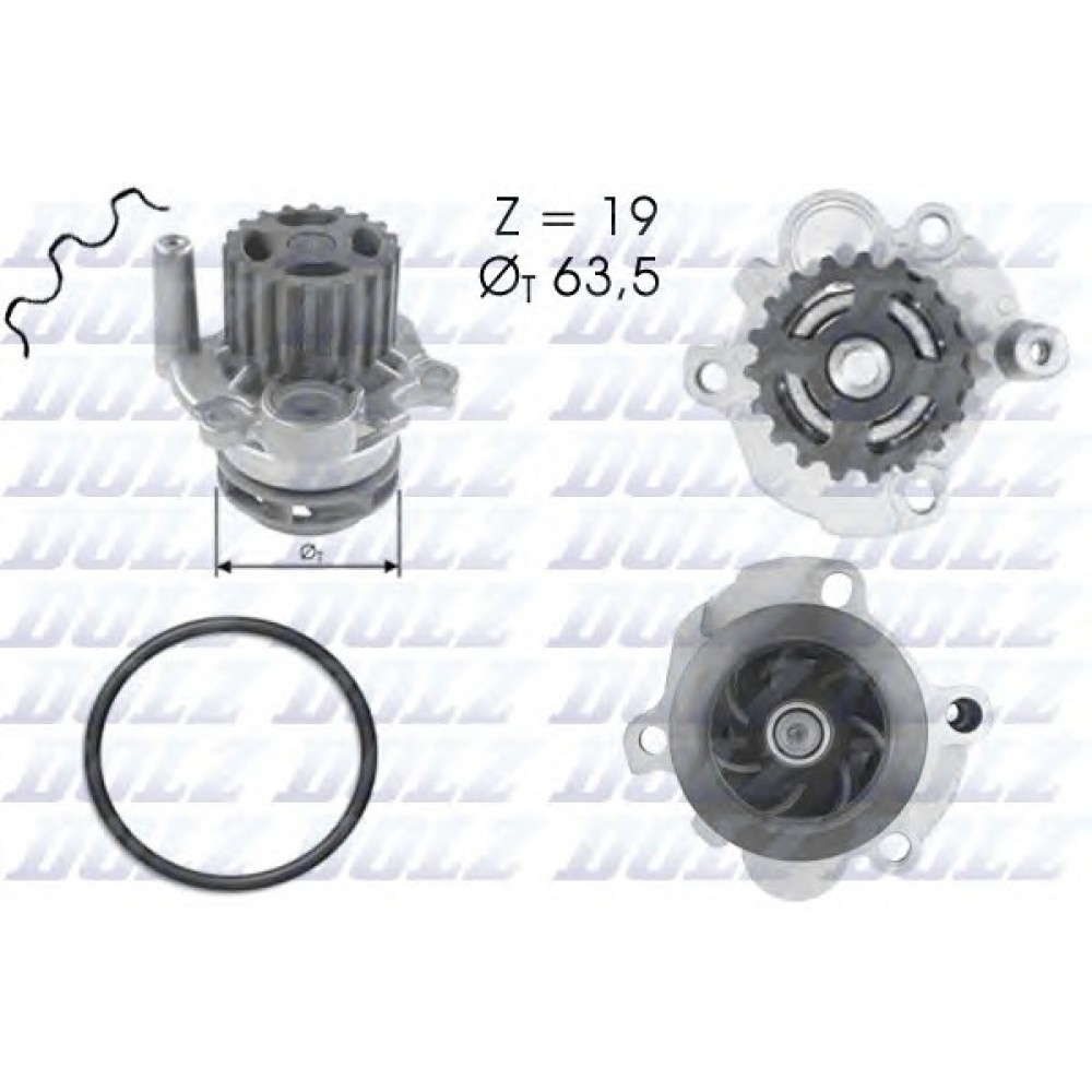 VANDENS SIURBLYS AUDI,CHRYSLER,FORD 1.9D/2.0D 03.95-