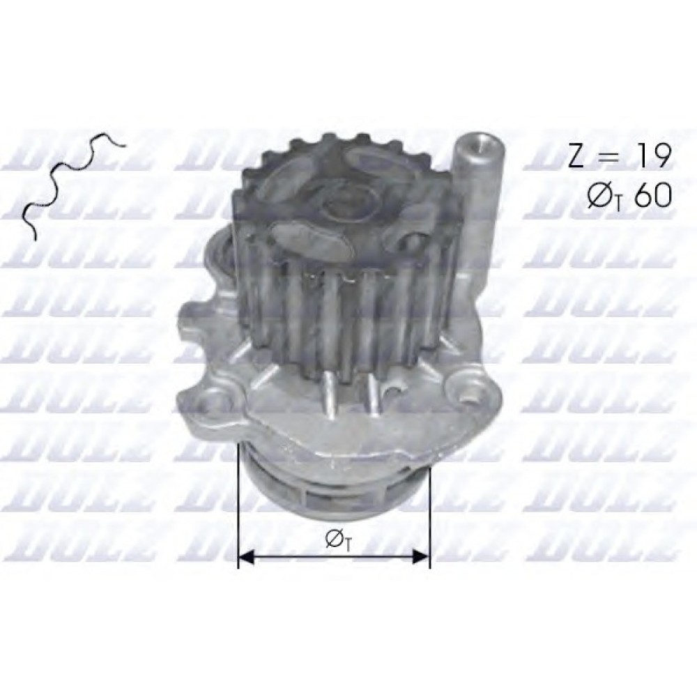 VANDENS SIURBLYS VW,ŠKODA,SEAT 1.2-1.4TDĮ 01-
