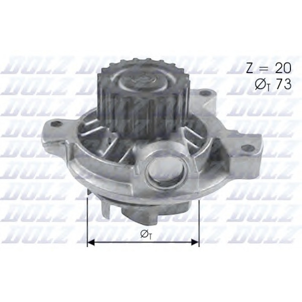 VANDENS SIURBLYS AUDI,VW,VOLVO 2.5TD/TDĮ