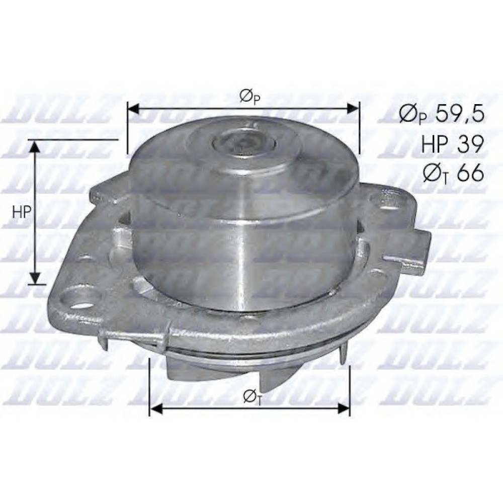 VANDENS SIURBLYS FIAT BRAVA 1.4 12V -97