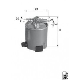 KURO FILTRAS NISSAN NV200, NV200 / EVALIA, QASHQAI I 1.5D 02.07-