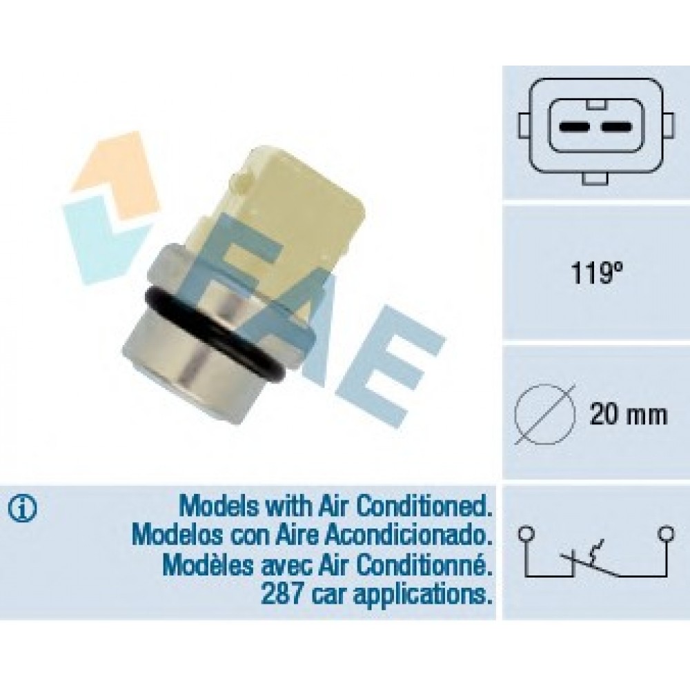 DAV.TERMO VW GOLF,PASSAT 1.6-2.0/1.9D