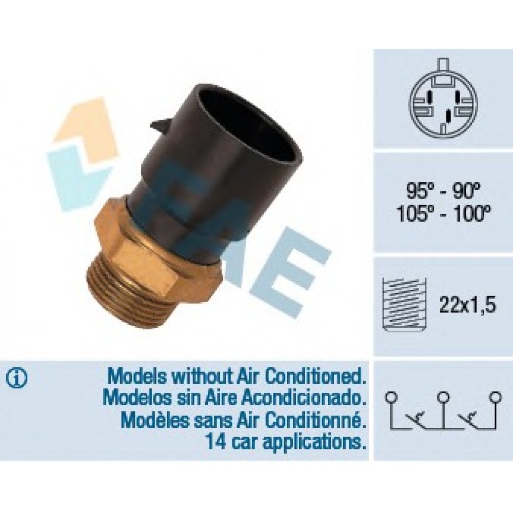 VENT.PAL.KONT.OPEL ASTRA F/OMEGA B 94-