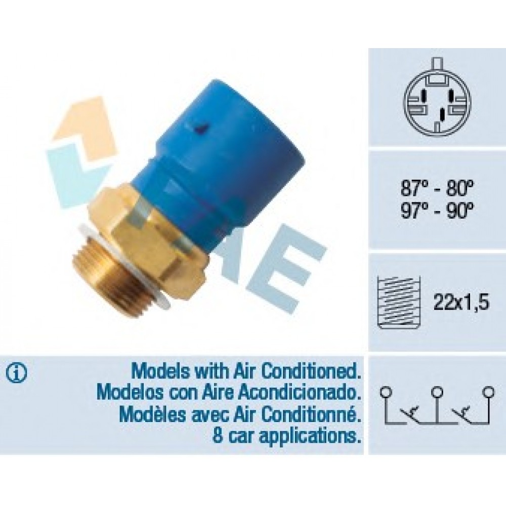 VENT.PAL.KONT.VOLVO S40/V40 95-