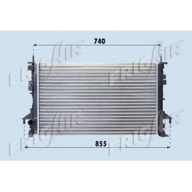 RADIATORIUS RENAULT ESPACE,LAGUNA,VEL SATIS 2001-
