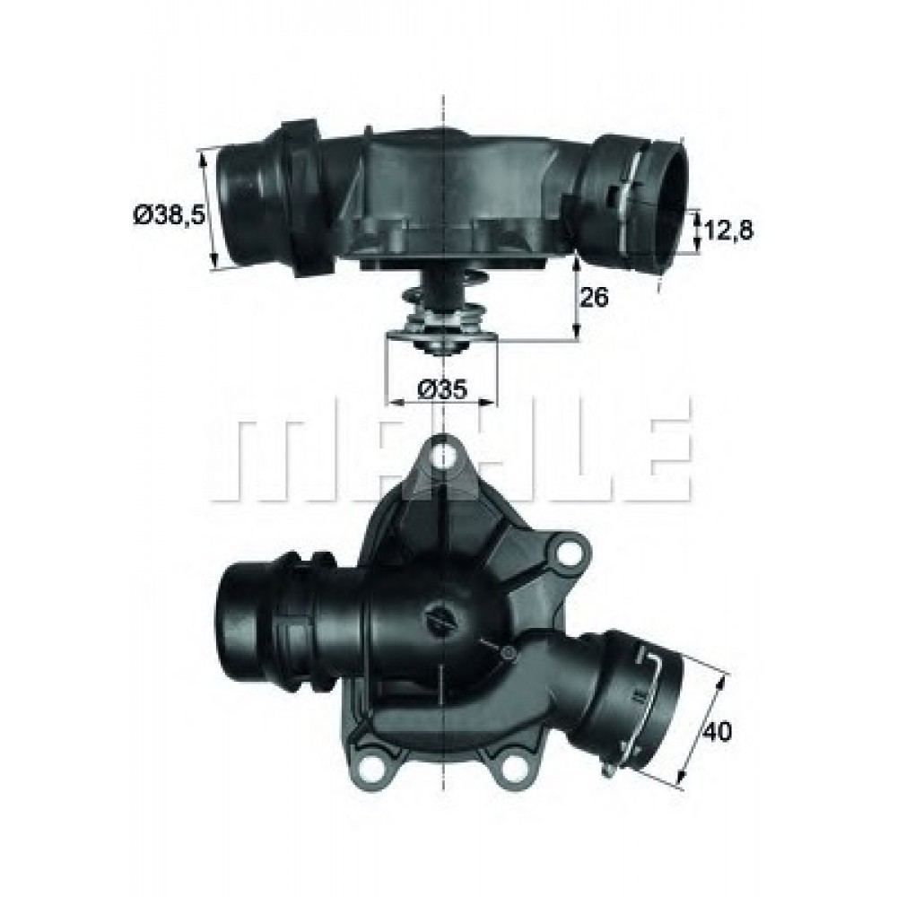 TERMOSTATAS BMW E39 3.0D 98-