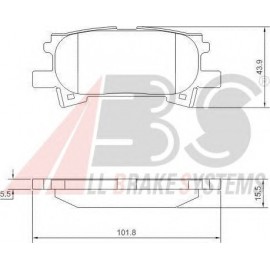 STABDŽIŲ TRINKELIŲ KOMPLEKTAS LEXUS RX300/350/400 00- GALAS