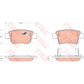 STABDŽIŲ TRINKELIŲ KOMPLEKTAS TOYOTA AVENSIS 03-/COROLLA VERSO