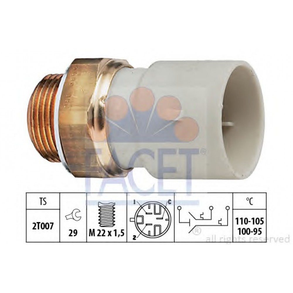 VENT.PAL.KONT.OPEL ASTRA F/CORSA/COMBO