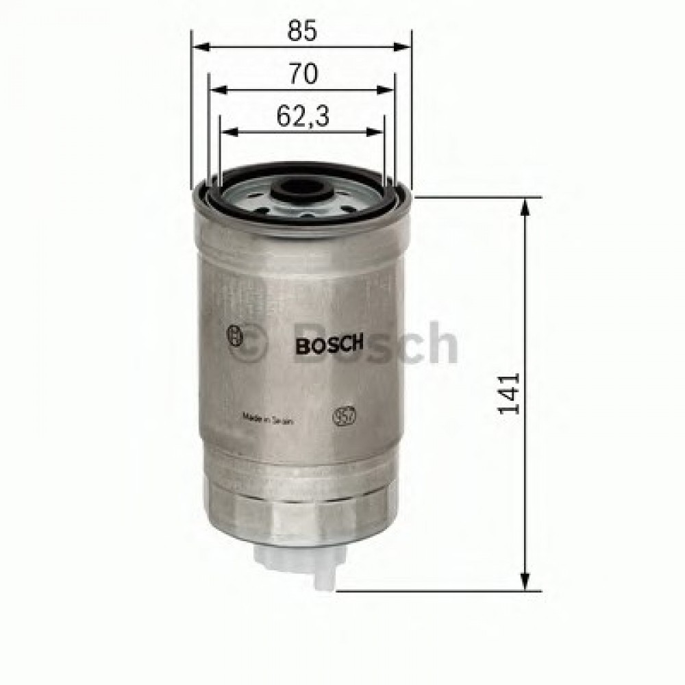 KURO FILTRAS DODGE/CHRYSLER/JEEP/SAAB 9-3, 9-3X, 9-5 1.9D-2.8D 09.04-
