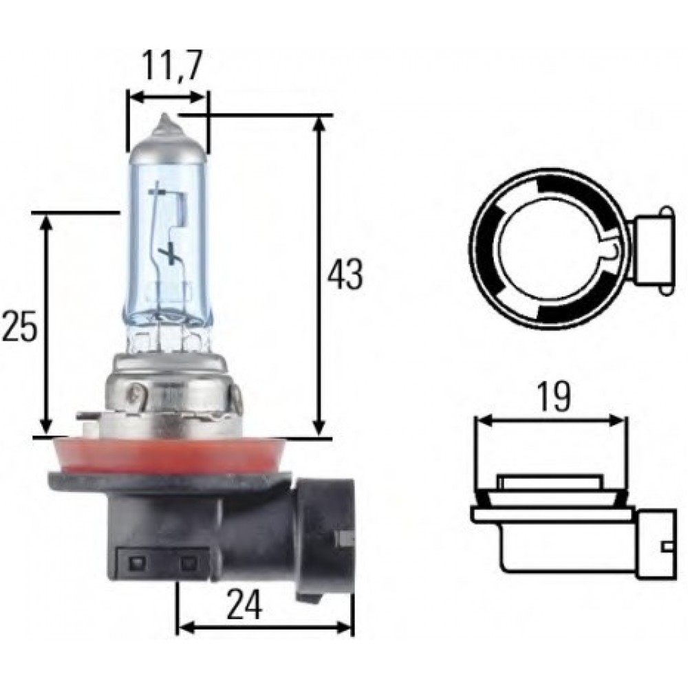 LEMPUTĖ H8 12V 35W