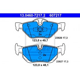 STABDŽIŲ TRINKELIŲ KOMPLEKTAS BMW 1 E81,E82,E87,E88,E90,E91,E92 04- GALAS