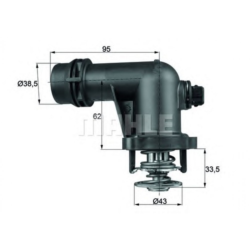 TERMOSTATAS BMW E46 1.6-1.8,E39 2.0 99-