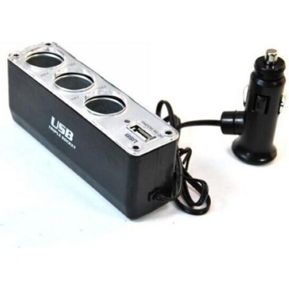 SKIRSTYTUVAS 3 LIZDŲ SU USB JUNGTIMI