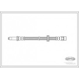 STABDŽIŲ ŠLANGELĖ VOLVO 940-960/S60/S80/V70/XC70/SEAT TOL