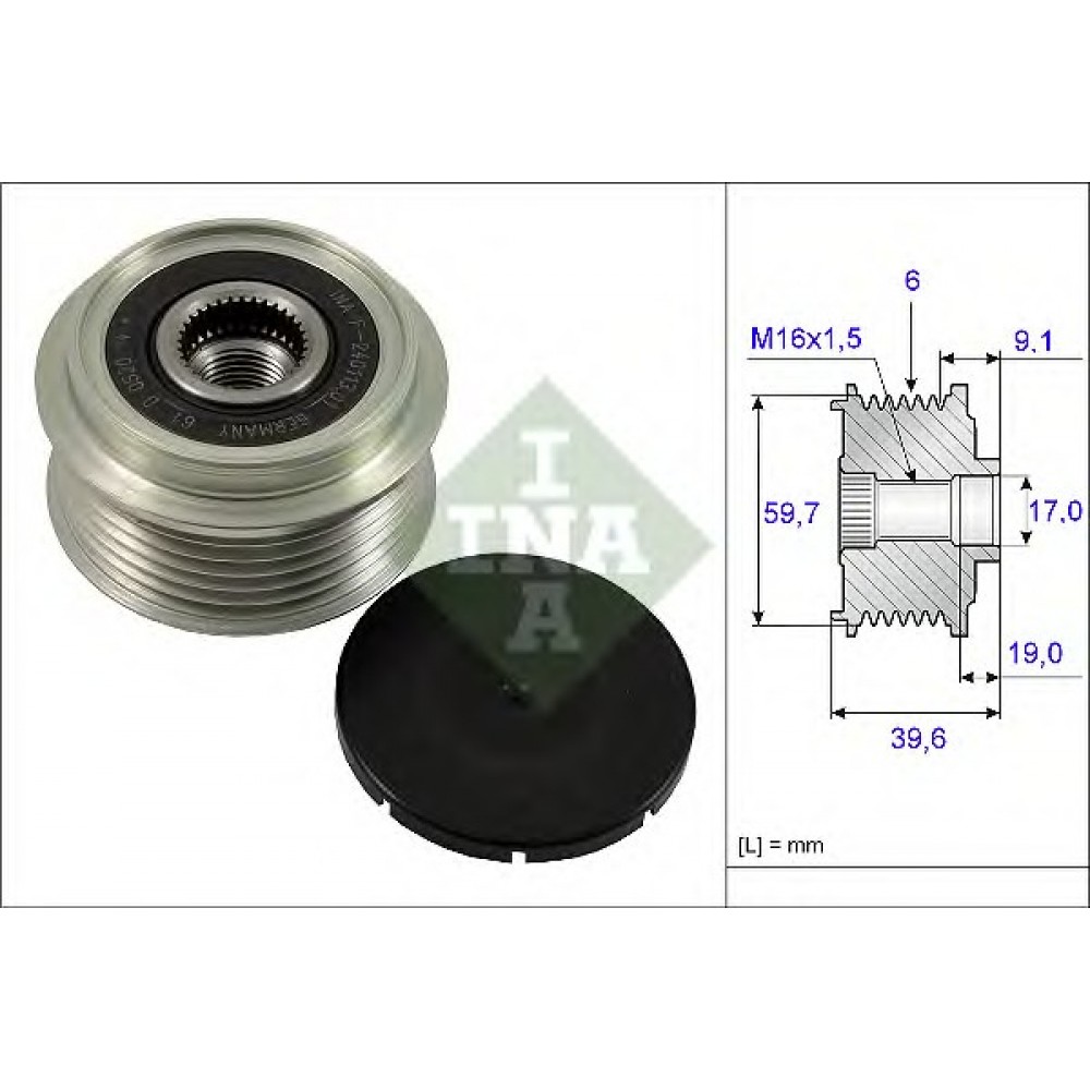 ĮTEMPIMO GUOLIS OPEL 1.7D 00-