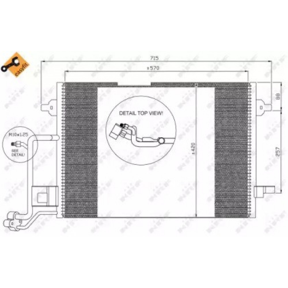 RADIATORIUS AUDI A4 94- KONDICIONIERIAUS