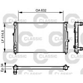 RADIATORIUS AUDI A4 95-/VW PASSAT 96-