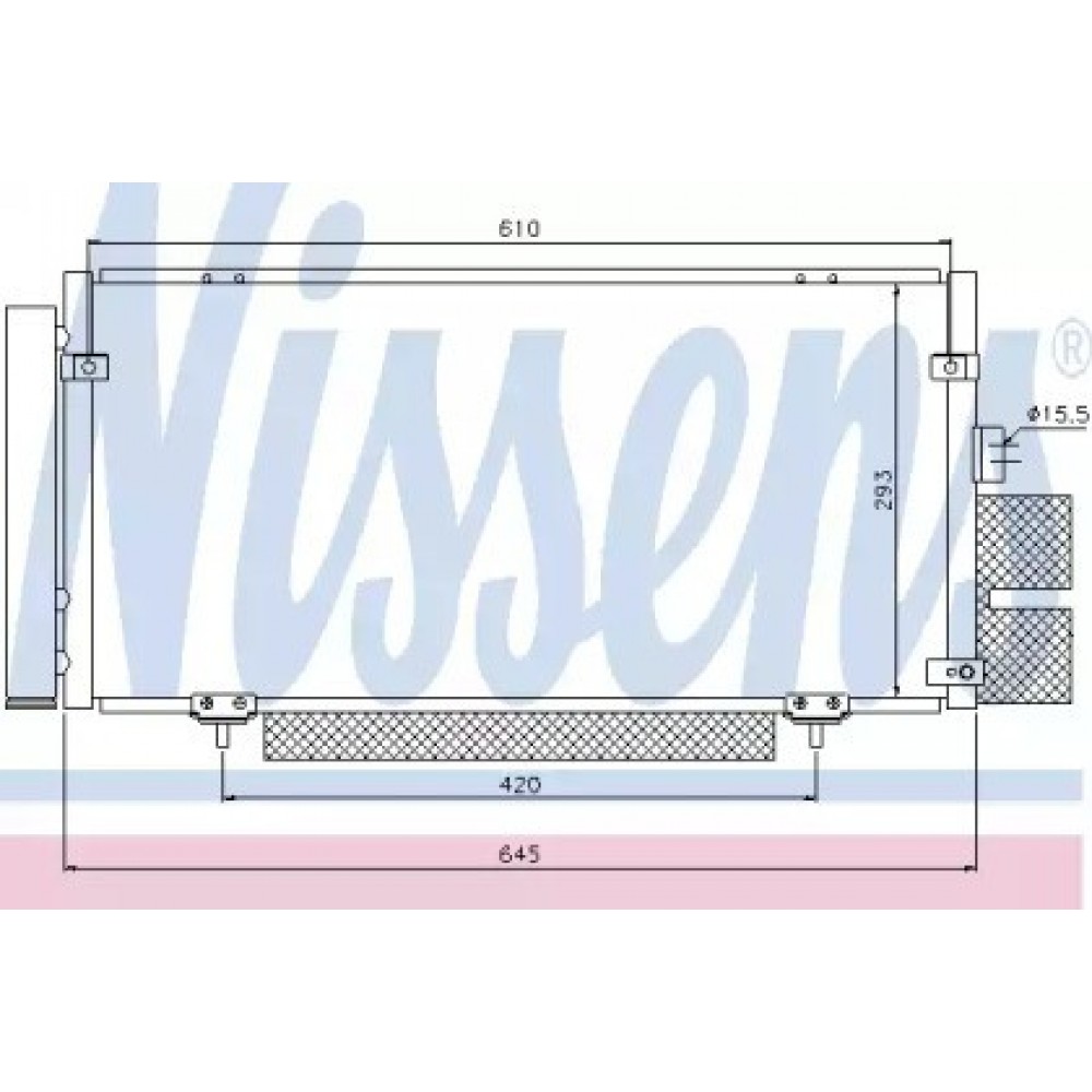 RADIATORIUS AC SUBARU LEGACY (03-) 2.0 i