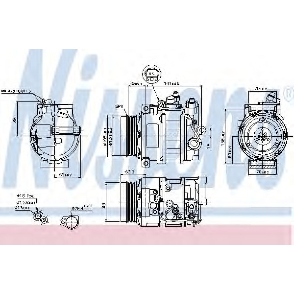 AC SIURBLYS MB W203/W211/W463 00-