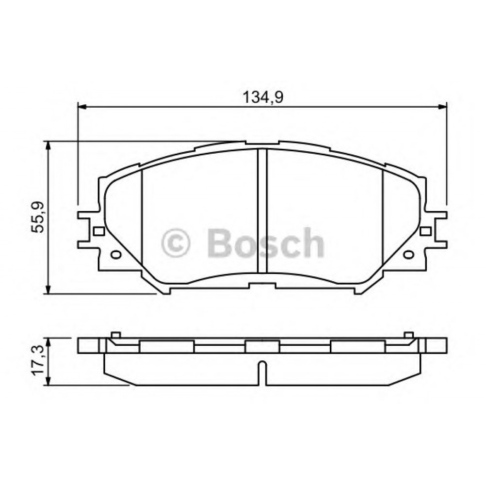 STABDŽIŲ TRINKELIŲ KOMPLEKTAS TOYOTA PRIEKINĖ AŠIS AURIS/COROLLA/RAV 4/URBAN CRUISER/VERSO 1,3-2,4 05-