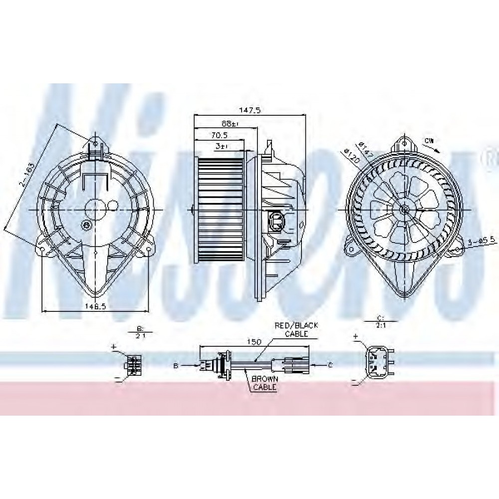 VARIKLIS VENTILIATORIAUS NISSAN,OPEL,RENAULT 98-